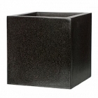 Кашпо Capi Lux pot square 6-й размер black, чёрный