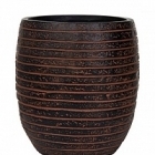 Кашпо Capi Nature row vase elegant high 2-й размер brown, коричневый Кашпо Capi Nature row vase elegant high 2-й размер brown, коричневый
