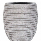 Кашпо Capi Nature row vase elegant high 2-й размер ivory, слоновая кость