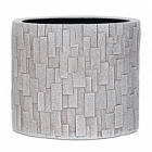 Кашпо Capi Nature stone vase cylinder 3-й размер ivory, слоновая кость Кашпо Capi Nature stone vase cylinder 3-й размер ivory, слоновая кость