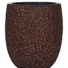 Кашпо Capi Nature wood vase elegant high 2-й размер brown, коричневый