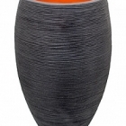 Кашпо Capi Tutch rib nl vase vase elegant deLuxe black, чёрный