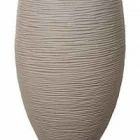 Кашпо Capi Tutch rib nl vase vase elegant deLuxe grey, серый