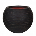 Кашпо Capi Tutch row nl vase ball dark brown, коричневый, тёмно-коричневый