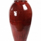 Ваза Nieuwkoop Mystic vase red, красного цвета black, чёрного цвета, красно-чёрного цвета