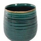 Кашпо Nieuwkoop Indoor pottery pot iris turqoise