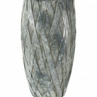Кашпо Nieuwkoop Indoor pottery vase sterre цвета серого серебра