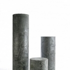 Пьедестал Nieuwkoop Indoor pottery column slate silvershine black, чёрного цвета