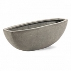 Кашпо Nieuwkoop D-lite long bowl L размер natural-фактура бетон