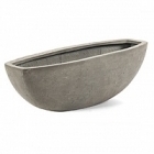 Кашпо Nieuwkoop D-lite long bowl M размер natural-фактура бетон