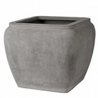 Кашпо Nieuwkoop Waterjar square grey, серого цвета