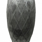 Кашпо Nieuwkoop Wire (grc) coppa цвета серого серебра