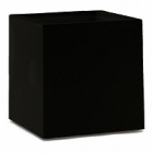 Кашпо Nieuwkoop Premium cubus black, чёрного цвета