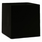 Кашпо Nieuwkoop Premium cubus black, чёрного цвета