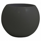 Кашпо Nieuwkoop Premium globe quartz grey, серого цвета