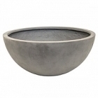 Кашпо Nieuwkoop Static (grc) bowl grey, серого цвета