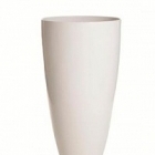 Кашпо Nieuwkoop Senza partner white, белого цвета lacquer