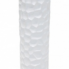 Кашпо Fleur Ami Mosiac column glossy white, белого цвета  Диаметр — 32 см
