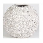 Кашпо Fleur Ami Beach planter shell white, белого цвета  Диаметр — 40 см