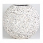 Кашпо Fleur Ami Beach planter shell white, белого цвета  Диаметр — 60 см