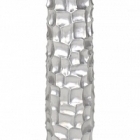 Кашпо Fleur Ami Mosaic column под цвет серебра  Диаметр — 32 см