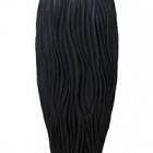 Кашпо Fleur Ami River black, чёрного цвета  Диаметр — 45 см
