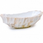 Кашпо Fleur Ami Shell boat mother of pearl white, белого цвета Длина — 46 см