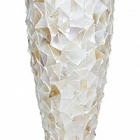 Кашпо Fleur Ami Shell mother of pearl white, белого цвета  Диаметр — 50 см