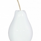 Груша декоративная Fleur Ami Pear white, белого цвета  Диаметр — 28 см