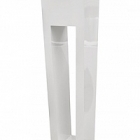 Кашпо Livingreen maxi flare hd polished brilliant white, белого цвета Длина — 40 см