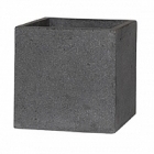 Кашпо Pottery Pots Eco-line block M размер laterite grey, серого цвета Длина — 40 см