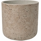 Кашпо Pottery Pots Eco-line charlie L размер grey, серого цвета washed  Диаметр — 25 см