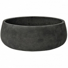Кашпо Pottery Pots Eco-line eileen L размер black, чёрного цвета washed  Диаметр — 35 см