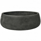 Кашпо Pottery Pots Eco-line eileen XL размер black, чёрного цвета washed  Диаметр — 39 см