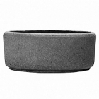 Кашпо Pottery Pots Eco-line jolin laterite grey, серого цвета  Диаметр — 36 см