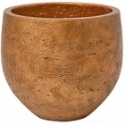 Кашпо Pottery Pots Eco-line mini orb XL размер metalic copper  Диаметр — 37 см