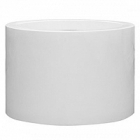 Кашпо Pottery Pots Fiberstone glossy white, белого цвета jumbo max middle high XXL размер  Диаметр — 140 см