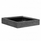 Кашпо Pottery Pots Fiberstone jack grey, серого цвета M размер Длина — 50 см