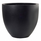 Кашпо Pottery Pots Fiberstone jesslyn black, чёрного цвета L размер  Диаметр — 70 см