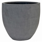 Кашпо Pottery Pots Fiberstone jesslyn grey, серого цвета M размер  Диаметр — 60 см
