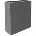 Кашпо Pottery Pots Fiberstone jort slim grey, серого цвета XL размер Длина — 91 см