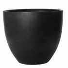 Кашпо Pottery Pots Fiberstone jumbo black, чёрного цвета S размер  Диаметр — 83 см