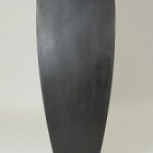 Кашпо Pottery Pots Fiberstone ace black, чёрного цвета Длина — 60 см
