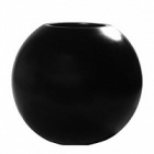 Кашпо Pottery Pots Fiberstone beth black, чёрного цвета  Диаметр — 50 см