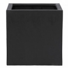 Кашпо Pottery Pots Fiberstone block black, чёрного цвета L размер Длина — 50 см