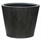 Кашпо Pottery Pots Fiberstone bucket M размер antique grey, серого цвета  Диаметр — 495 см