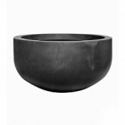 Кашпо Pottery Pots Fiberstone city bowl black, чёрного цвета S размер  Диаметр — 92 см