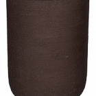 Кашпо Pottery Pots Fiberstone earth dice xl, тёмно-коричневого цвета  Диаметр — 45 см