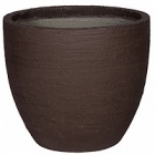 Кашпо Pottery Pots Fiberstone earth jesslyn m, тёмно-коричневого цвета  Диаметр — 60 см
