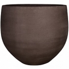 Кашпо Pottery Pots Fiberstone earth jumbo orb l, тёмно-коричневого цвета  Диаметр — 133 см